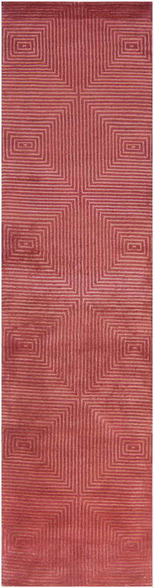Laurens Modern Raspberry Area Rug