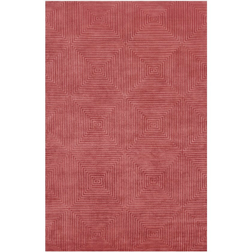 Laurens Modern Raspberry Area Rug