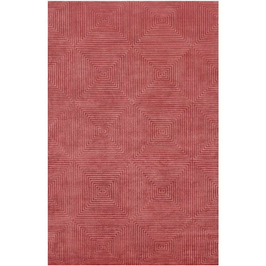 Laurens Modern Raspberry Area Rug