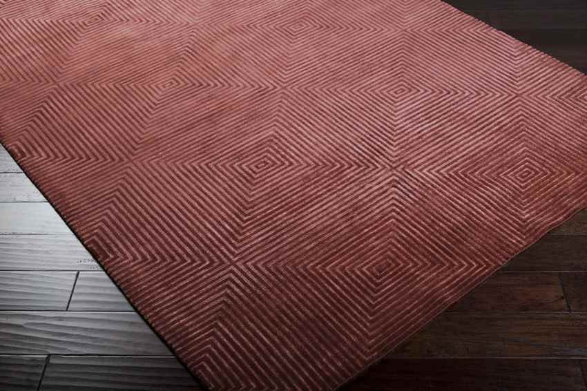 Laurens Modern Raspberry Area Rug