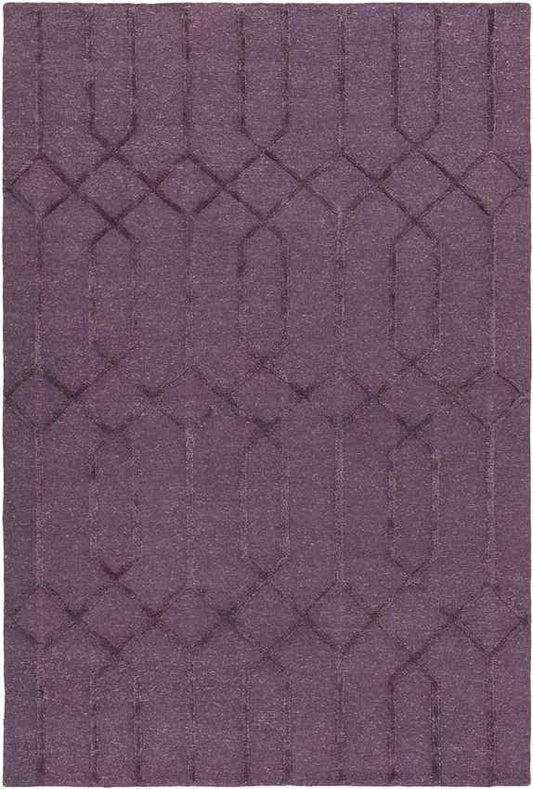 Penryn Modern Eggplant Area Rug