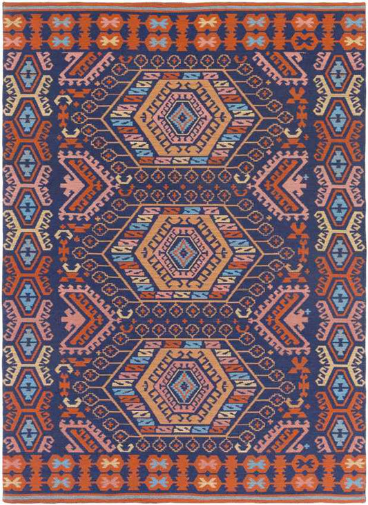 Alcester Global Navy Area Rug