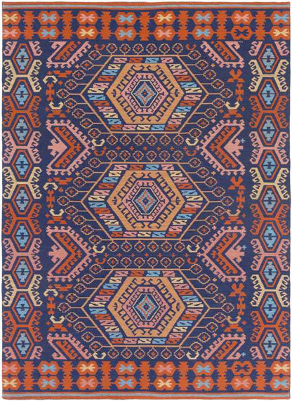 Alcester Global Navy Area Rug