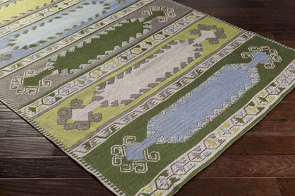 Adlington Global Green/Taupe Area Rug