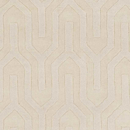 Line Modern Cream Area Rug