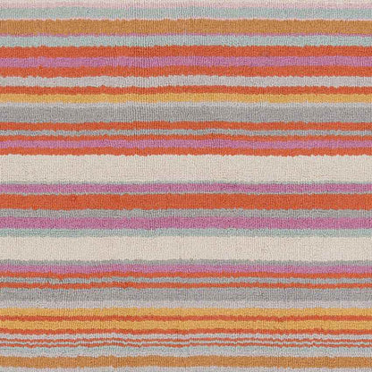 Oling Modern Pink/Orange/Mint Area Rug