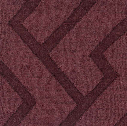 Loachapoka Modern Eggplant Area Rug
