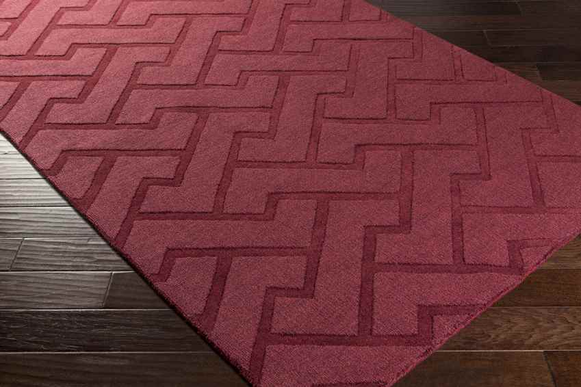 Loachapoka Modern Eggplant Area Rug