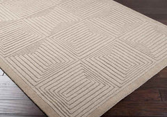 Lipscomb Modern Taupe Area Rug