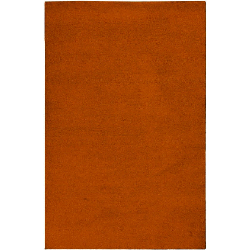 Lomita Modern Burnt Orange Area Rug
