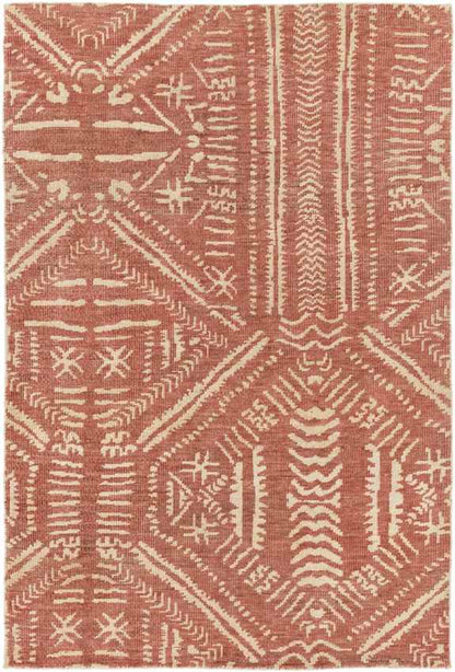 Luthersville Global Rust/Beige Area Rug