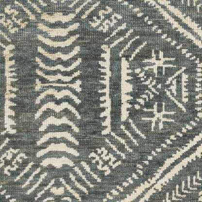 Luthersville Global Teal/Cream Area Rug