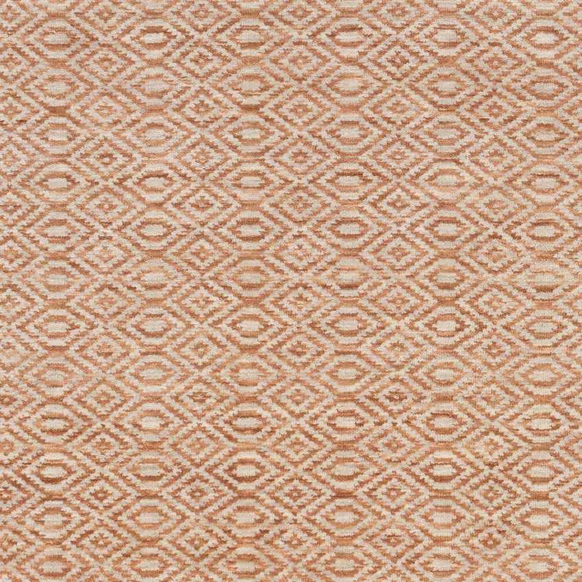 Alford Global Burnt Orange Area Rug