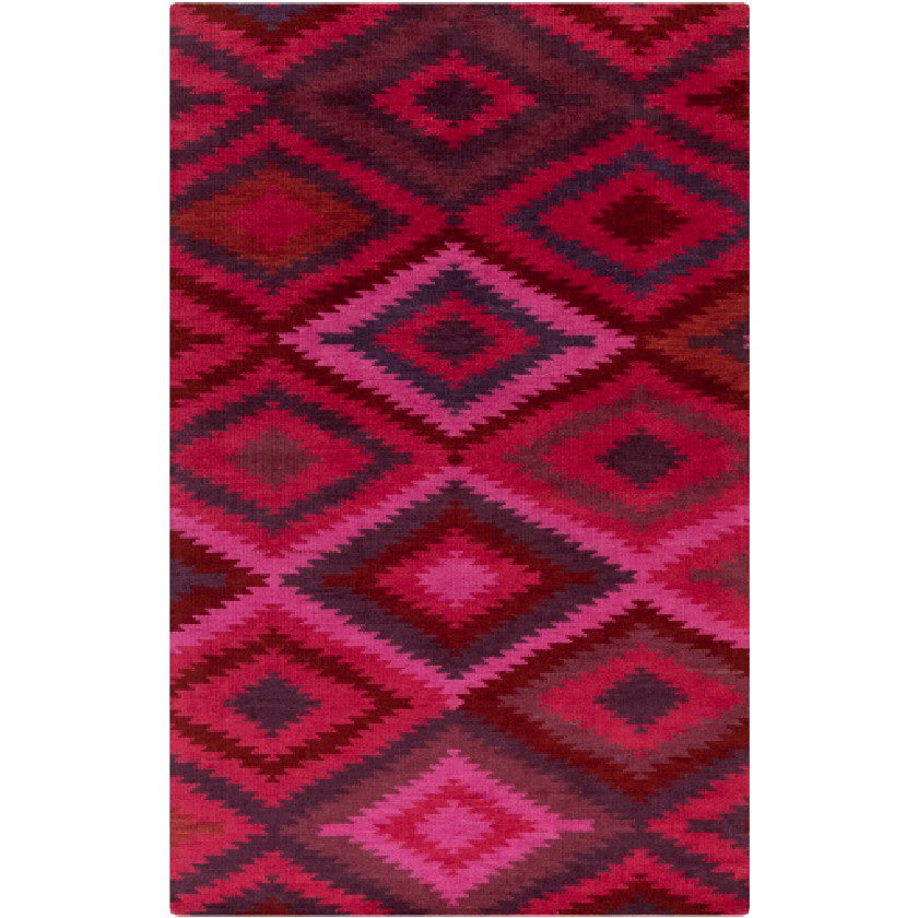 Manassa Global Red/Black Area Rug
