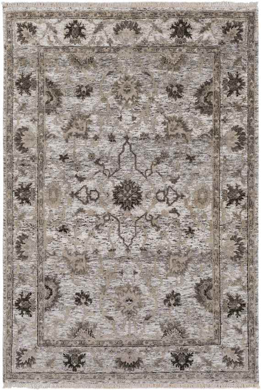 Manatee Traditional Brown/Black Area Rug