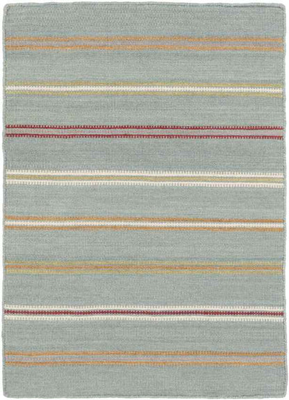 Manila Modern Aqua/Charcoal/Gray Area Rug