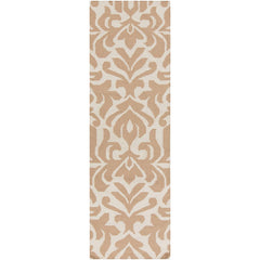 Manzanola Global White/Brown Area Rug