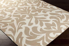 Manzanola Global White/Brown Area Rug