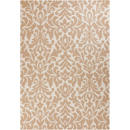 Manzanola Global White/Brown Area Rug