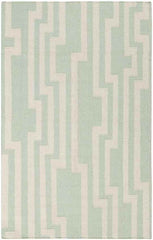 Maplesville Modern Green/White Area Rug