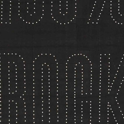 Menifee Modern Black/Metalic/Silver Area Rug