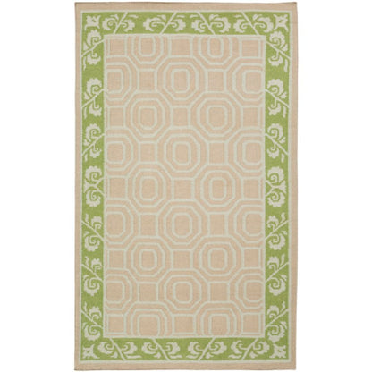 Millry Modern Taupe/Grass/Green Area Rug