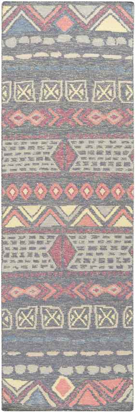 Monticello Global Gray/Red/Black Area Rug