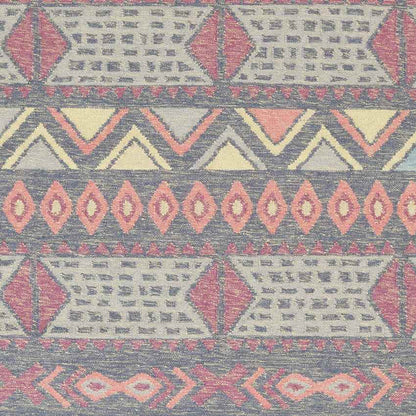 Monticello Global Gray/Red/Black Area Rug