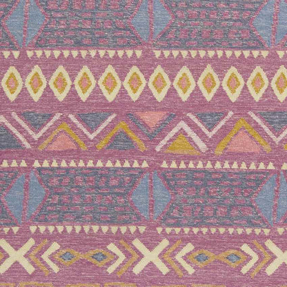 Monticello Global Bright Purple Area Rug