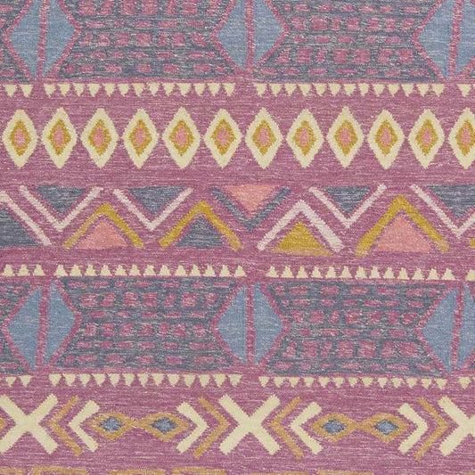 Monticello Global Bright Purple Area Rug