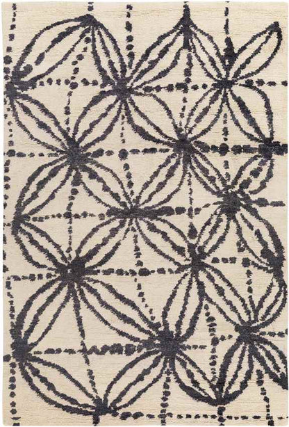 Norwalk Global Black/Beige Area Rug