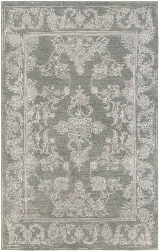 Notasulga Traditional Light Gray/Ivory Area Rug