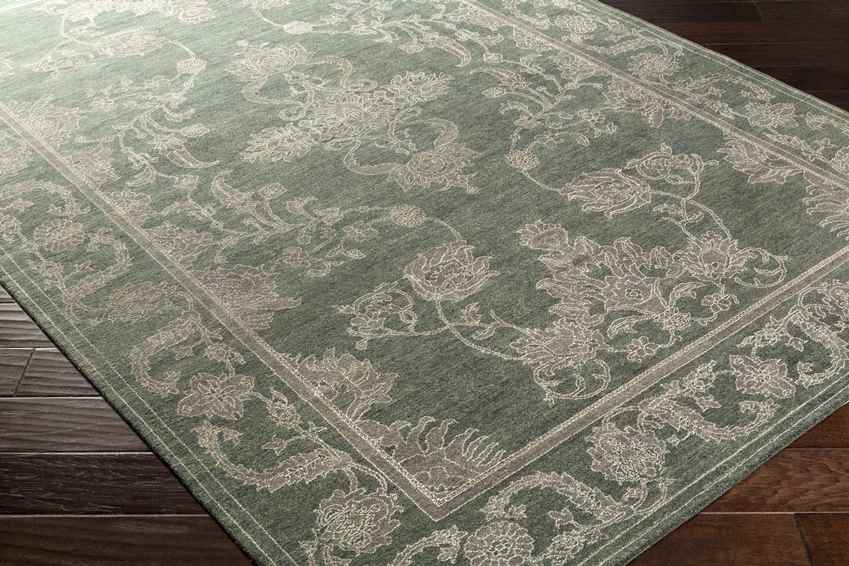 Notasulga Traditional Light Gray/Ivory Area Rug