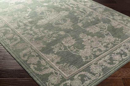 Notasulga Traditional Light Gray/Ivory Area Rug