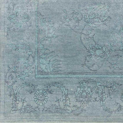 Notasulga Traditional Blue Area Rug
