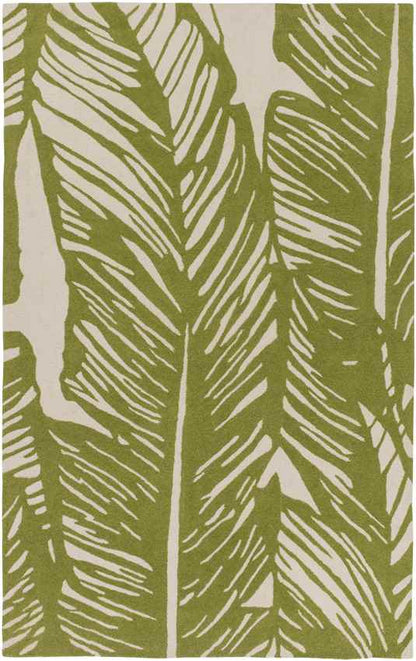 Barnet Coastal Olive/Beige Area Rug