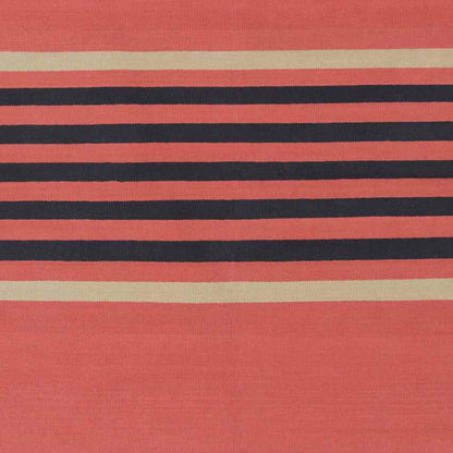Oden Modern Coral/Ink/Light Gray Area Rug