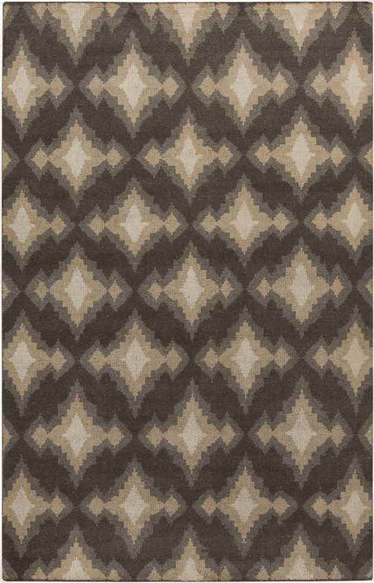 Omaha Modern Charcoal/Light Gray Area Rug