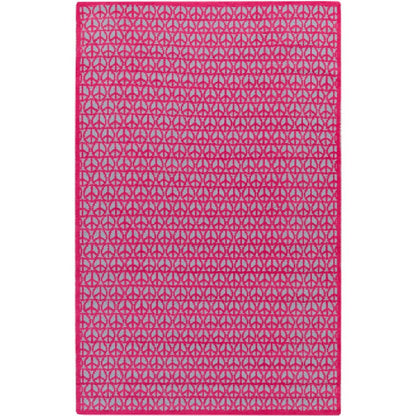 Omega Modern Pink Area Rug