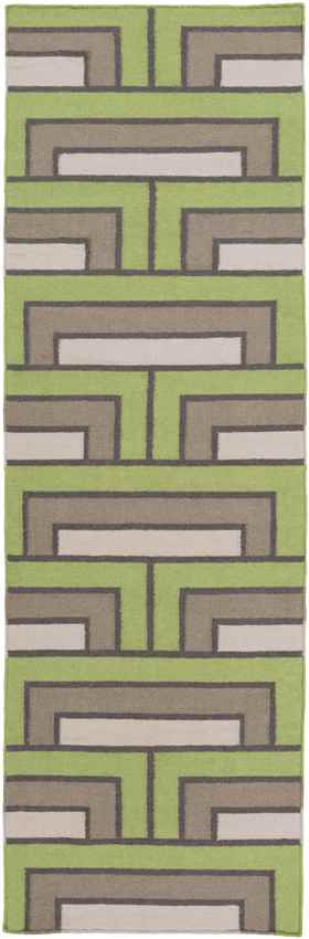 Opelika Modern Green/Charcoal Area Rug