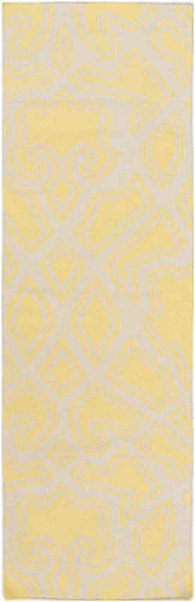 Ophir Modern Bright Yellow/Beige Area Rug