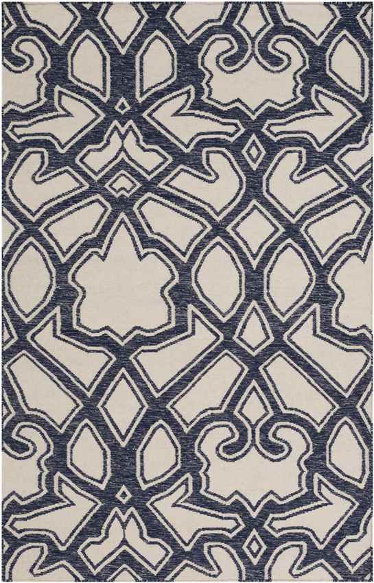 Ophir Modern Ivory/Navy Area Rug