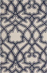 Ophir Modern Ivory/Navy Area Rug
