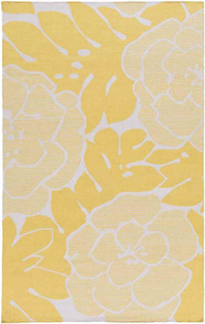 Opp Modern Yellow/Cream Area Rug