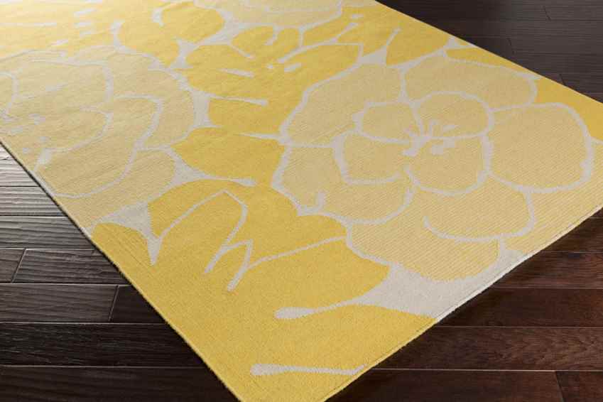 Opp Modern Yellow/Cream Area Rug