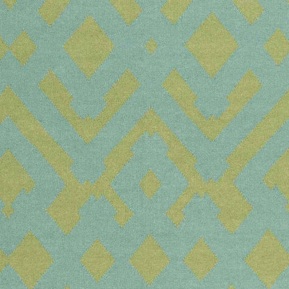 Oppelo Modern Teal/Moss Area Rug