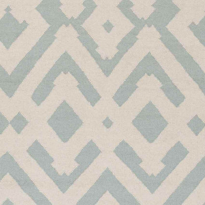 Oppelo Modern Aqua/Beige Area Rug