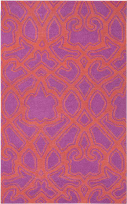 Ophir Modern Hot Pink/Coral Area Rug