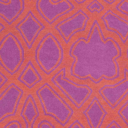 Ophir Modern Hot Pink/Coral Area Rug