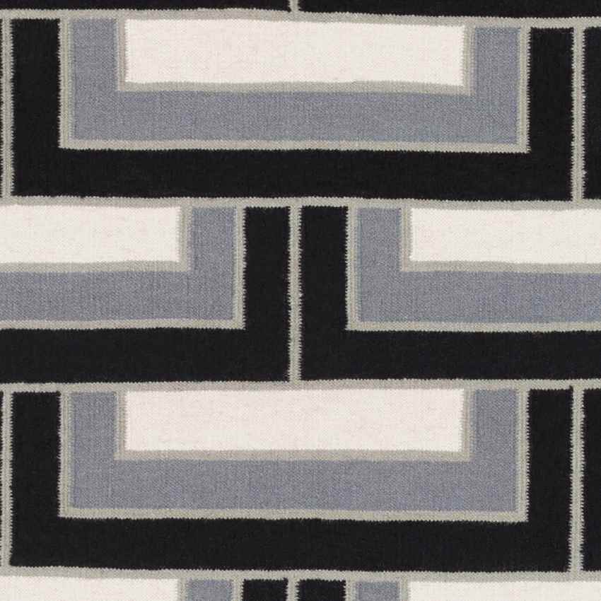 Opelika Modern Black/Grey Area Rug